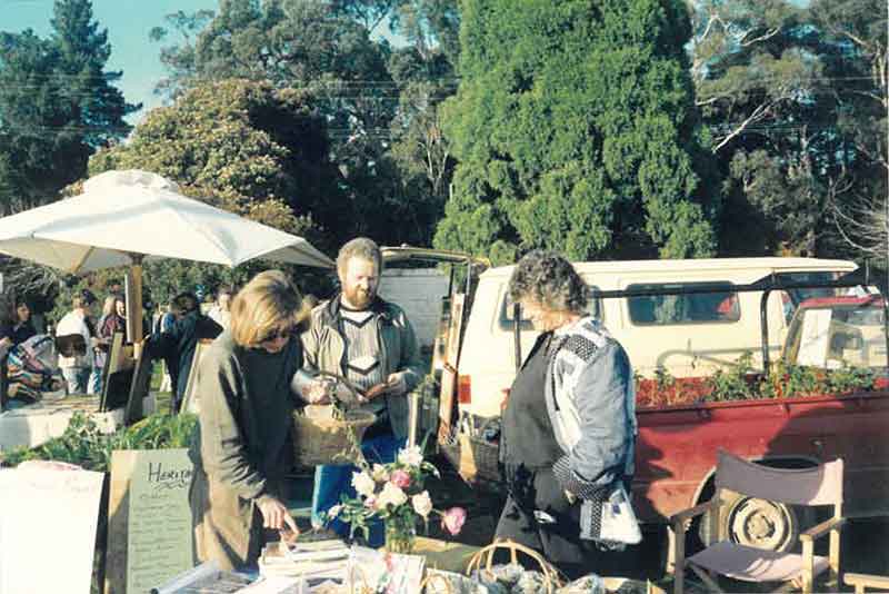 Red Hill Community Market shoppers