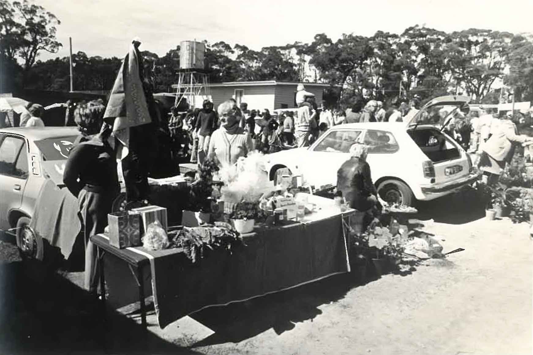 Red Hill Community Market stalls